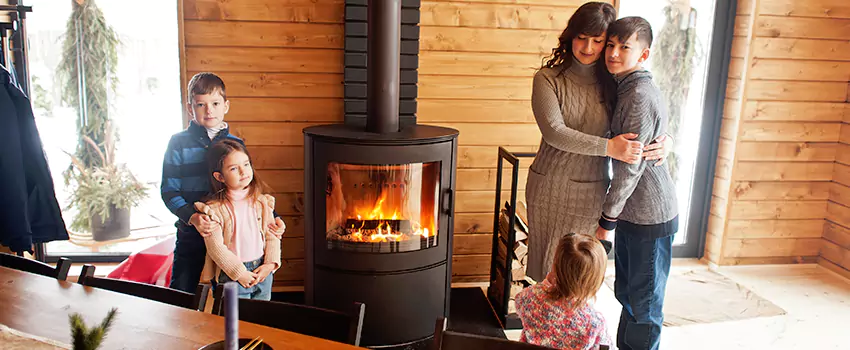 Morso Cast Iron Fireplace Insert Installation in Evergreen Park, Illinois