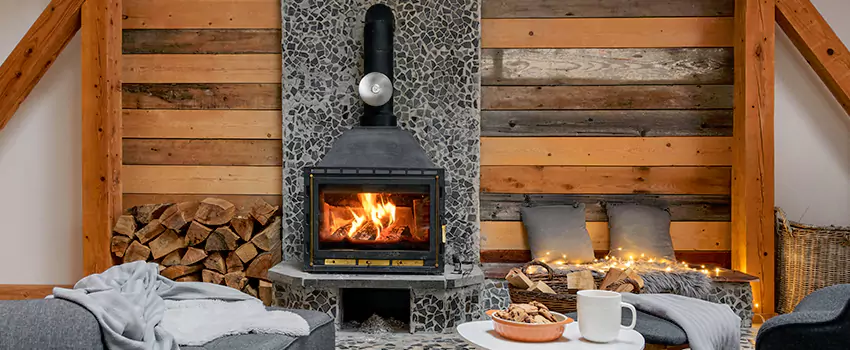 Thelin Hearth Products Direct Vent Gas Stove Fireplace Inspection in Evergreen Park, Illinois